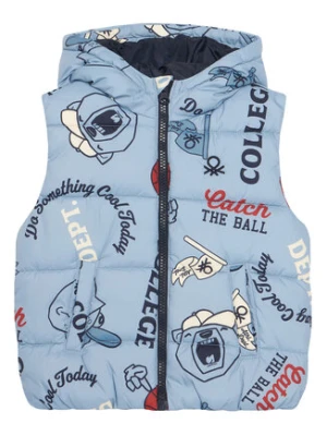 United Colors Of Benetton Kamizelka 2FORGJ00P Niebieski Regular Fit