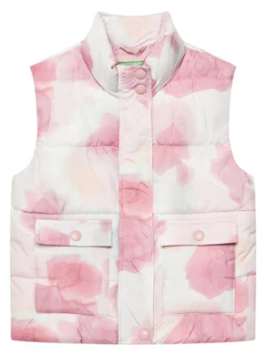 United Colors Of Benetton Kamizelka 2M9GCJ00Y Różowy Regular Fit