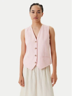 United Colors Of Benetton Kamizelka garniturowa 2AGHDJ00G Różowy Slim Fit