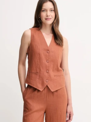 United Colors of Benetton kamizelka lniana