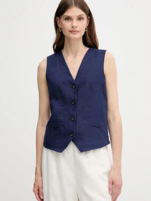 United Colors of Benetton kamizelka lniana