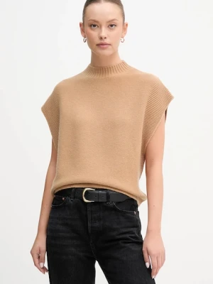 United Colors of Benetton kamizelka z dodatkiem wełny