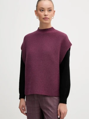 United Colors of Benetton kamizelka z dodatkiem wełny