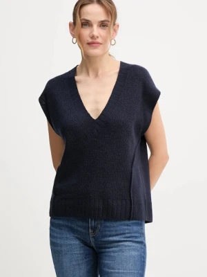 United Colors of Benetton kamizelka z dodatkiem wełny