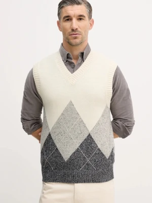 United Colors of Benetton kamizelka z dodatkiem wełny