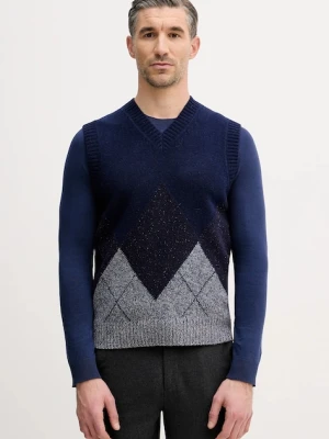 United Colors of Benetton kamizelka z dodatkiem wełny