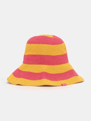 United Colors of Benetton kapelusz kolor różowy 62Q0DA017
