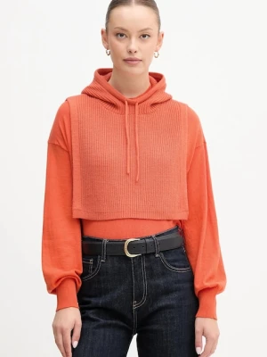 United Colors of Benetton kaptur kolor pomarańczowy 6SCQDU01T