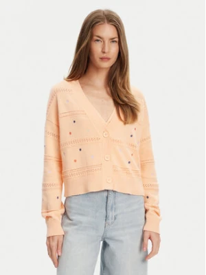 United Colors Of Benetton Kardigan 10C1E604W Pomarańczowy Regular Fit