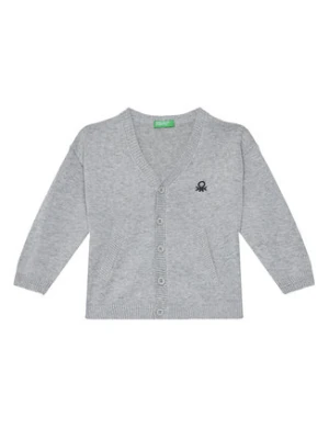 United Colors Of Benetton Kardigan 120YG600G Szary Regular Fit