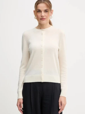 United Colors of Benetton kardigan kaszmirowy damski kolor beżowy 1033D502A