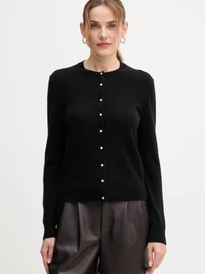 United Colors of Benetton kardigan kaszmirowy damski kolor czarny 1033D502A
