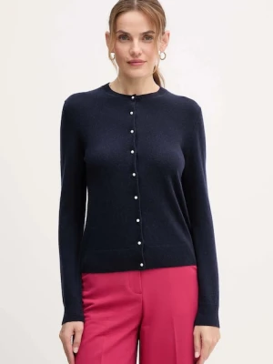 United Colors of Benetton kardigan kaszmirowy damski kolor granatowy 1033D502A