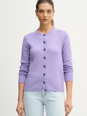 United Colors of Benetton kardigan wełniany kolor różowy 103ME500L