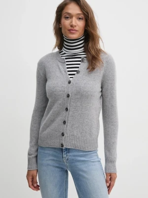 United Colors of Benetton kardigan wełniany kolor szary 103ME500L