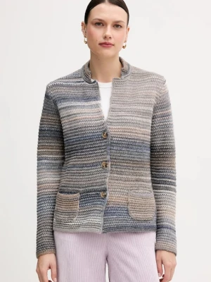 United Colors of Benetton kardigan wełniany kolor szary 105CD6880