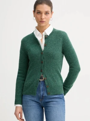 United Colors of Benetton kardigan wełniany kolor zielony 103ME500L