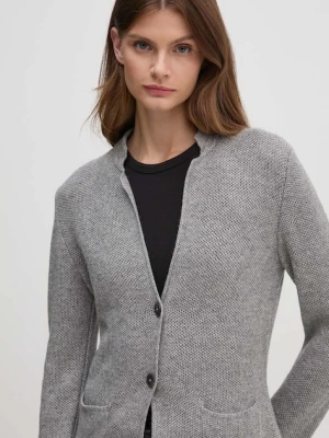 United Colors of Benetton kardigan z domieszką wełny kolor szary 1235D6934