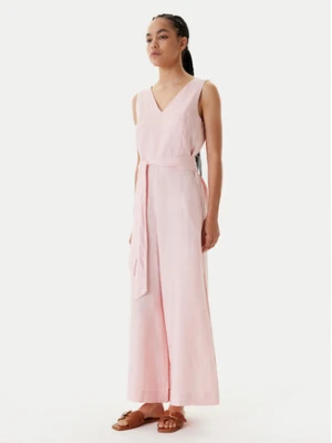 United Colors Of Benetton Kombinezon 4AGHDT00E Różowy Wide Leg