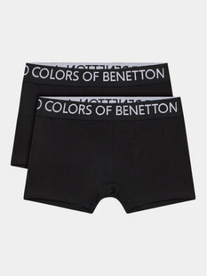 United Colors Of Benetton Komplet 2 par bokserek 3MC10X230 Czarny