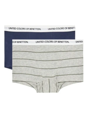 United Colors Of Benetton Komplet 2 par bokserek 3PRJ0X01D Kolorowy