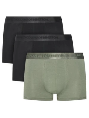 United Colors Of Benetton Komplet 3 par bokserek 3OP82X01E Czarny