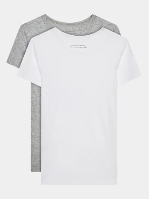 United Colors Of Benetton Komplet t-shirtów 3OP80M018 Szary Regular Fit