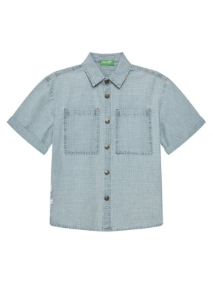 United Colors Of Benetton Koszula 53Z9CQ046 Niebieski Regular Fit