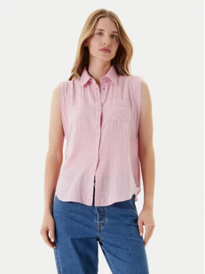United Colors Of Benetton Koszula 5ONVDQ0C1 Różowy Regular Fit