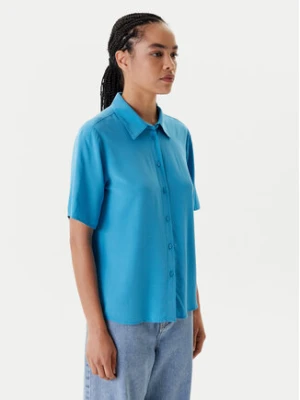 United Colors Of Benetton Koszula 5WPWDQ0B1 Niebieski Regular Fit