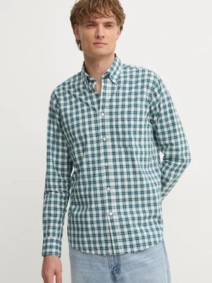 United Colors of Benetton koszula bawełniana męska regular z kołnierzykiem button-down 52MCUQ04B