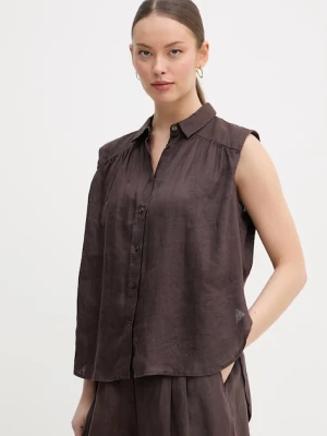 United Colors of Benetton koszula damska lniana