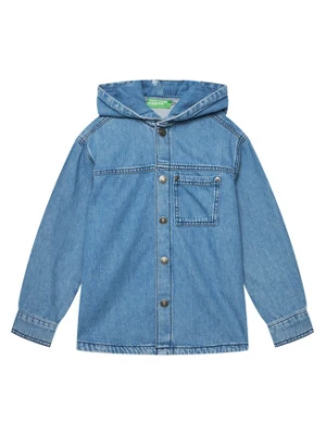 United Colors Of Benetton Koszula jeansowa 5PWACQ03X Niebieski Regular Fit