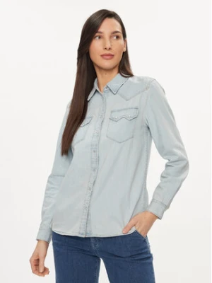 United Colors Of Benetton Koszula jeansowa 5RZKDQ06T Granatowy Regular Fit