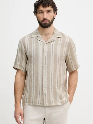 United Colors of Benetton koszula męska lniana