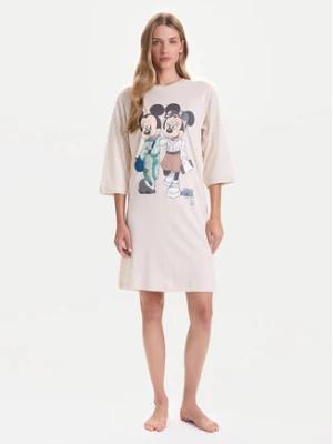 United Colors Of Benetton Koszula nocna 3Y5E3C01G Beżowy Relaxed Fit