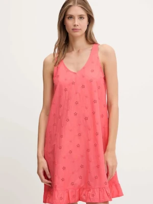 United Colors of Benetton koszulka nocna damska kolor różowy bawełniana 4SHX3C008