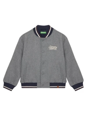 United Colors Of Benetton Kurtka bomber 2LLUCN06G Szary Regular Fit