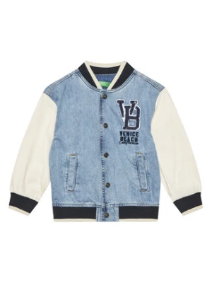United Colors Of Benetton Kurtka bomber 2R76CN069 Niebieski Regular Fit