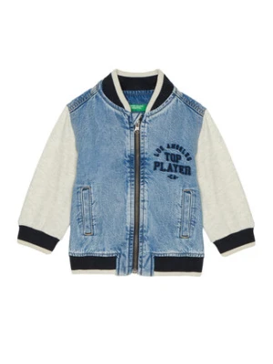 United Colors Of Benetton Kurtka bomber 2R76GN03R Niebieski Regular Fit