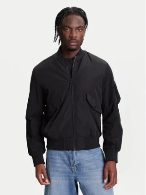 United Colors Of Benetton Kurtka bomber 2ZPSUN06G Czarny Regular Fit