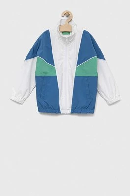 United Colors of Benetton kurtka dziecięca kolor biały
