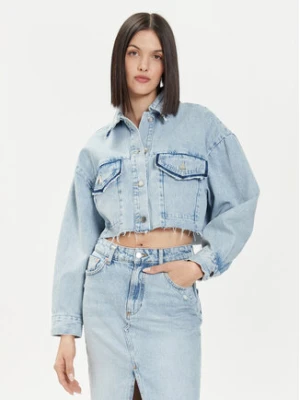 United Colors Of Benetton Kurtka jeansowa 26JTDN05M Niebieski Regular Fit