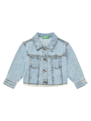 United Colors Of Benetton Kurtka jeansowa 2UTPGN03N Niebieski Regular Fit