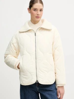 United Colors of Benetton kurtka kolor beżowy zimowa 2R1VDN08J