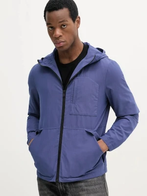 United Colors of Benetton kurtka kolor fioletowy przejściowa 25R1UN069