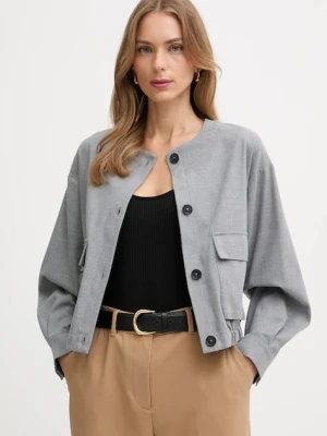 United Colors of Benetton kurtka kolor szary przejściowa 2QIKDN08N