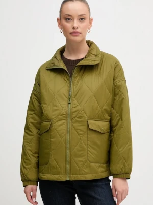 United Colors of Benetton kurtka kolor zielony przejściowa oversize 2YRYDN080
