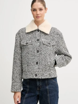 United Colors of Benetton kurtka koszulowa z wełną