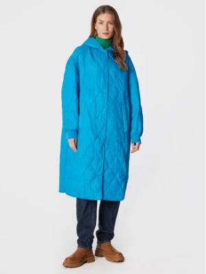United Colors Of Benetton Kurtka przejściowa 25WUDN00T Niebieski Oversize